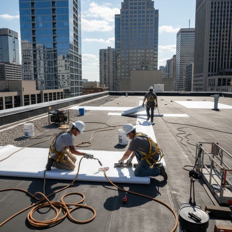 How Single-Ply Roof Repair Fixes Leaks And Seam Failures